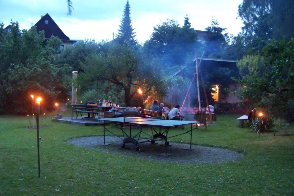 Gartentraum, Feuergrill, Kids-Spielwelt, 4Raeume Hartenstein  Exteriör bild