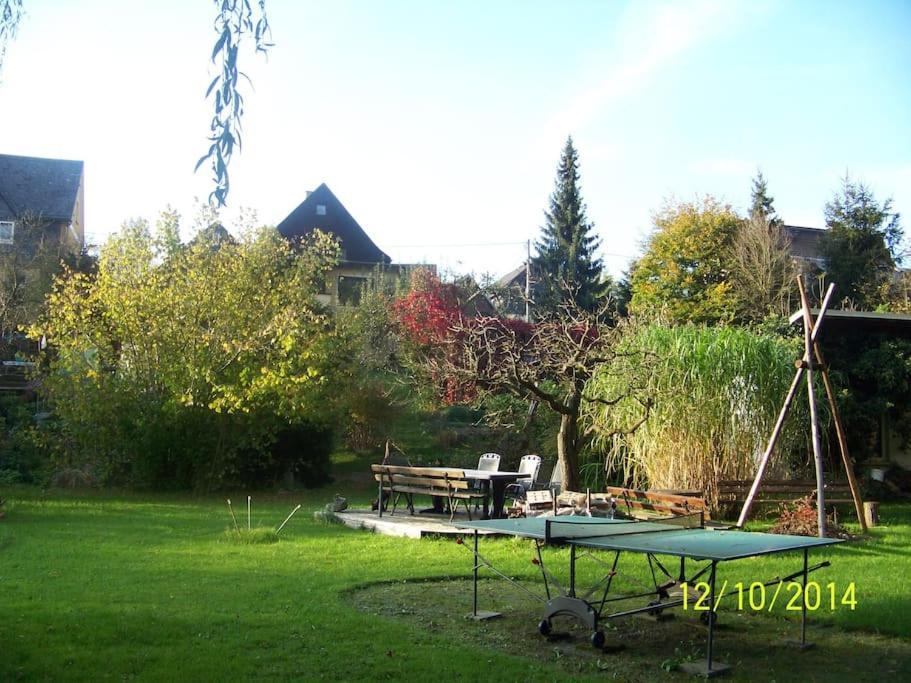 Gartentraum, Feuergrill, Kids-Spielwelt, 4Raeume Hartenstein  Exteriör bild