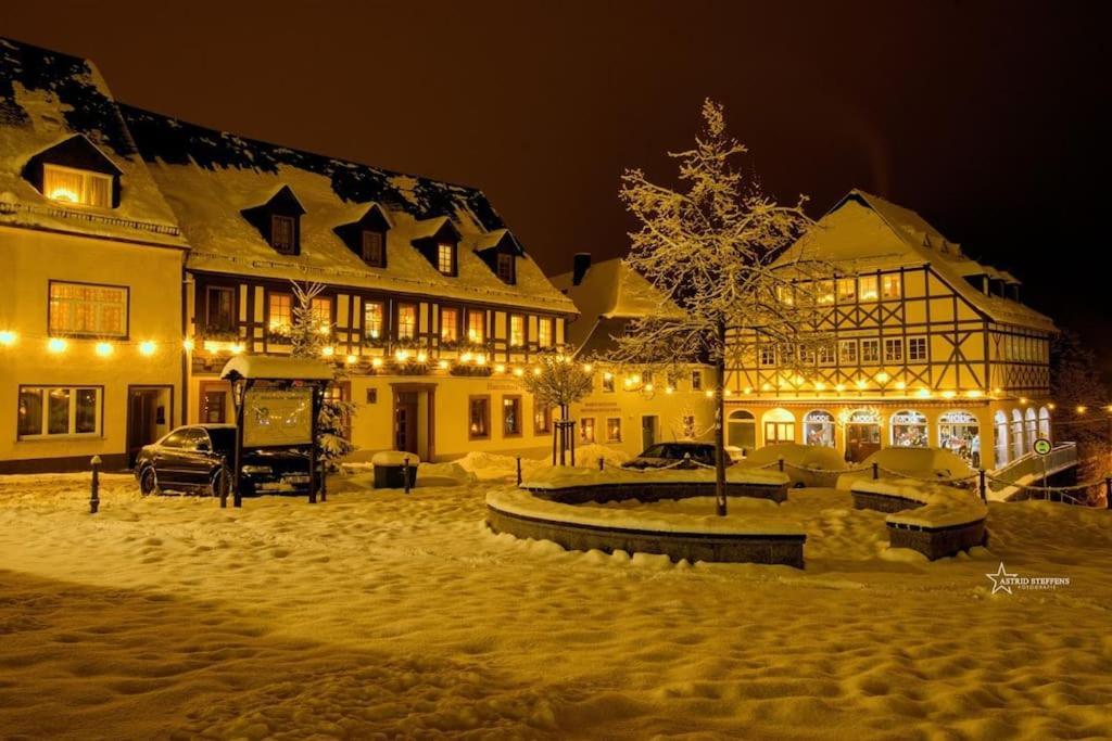 Gartentraum, Feuergrill, Kids-Spielwelt, 4Raeume Hartenstein  Exteriör bild
