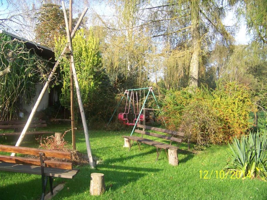 Gartentraum, Feuergrill, Kids-Spielwelt, 4Raeume Hartenstein  Exteriör bild