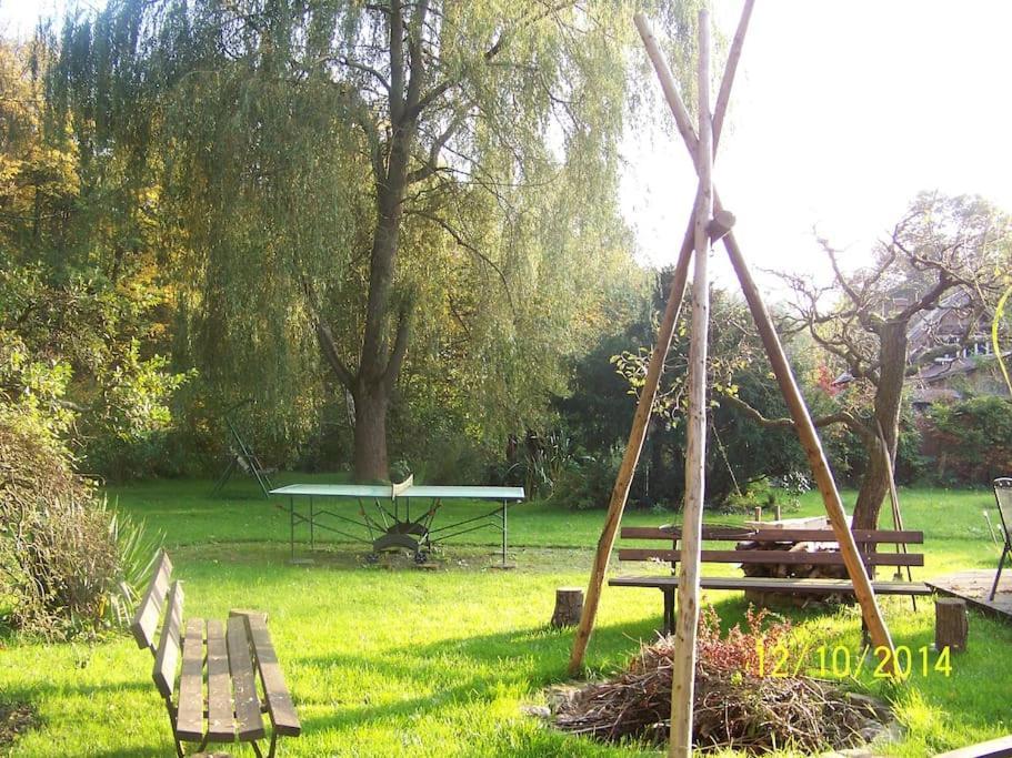 Gartentraum, Feuergrill, Kids-Spielwelt, 4Raeume Hartenstein  Exteriör bild